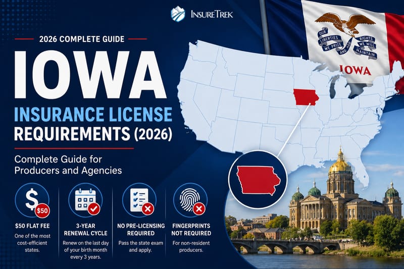 Iowa Insurance License Requirements